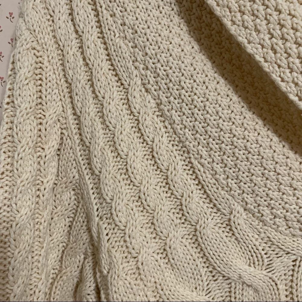 Style & Co Women’s Creme Tunic Block Cable Knit M - Picture 7 of 8